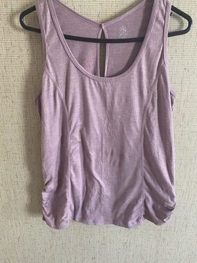 GAIAM Dusty Lavender Scoop Neck Tank Top